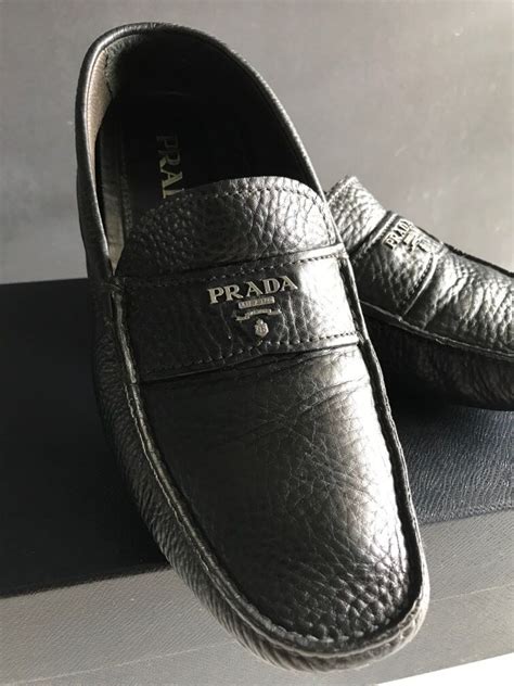 mens prada calzature uomo driver|prada sole loafers men.